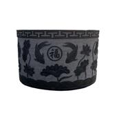 石雕鱼缸户外庭院青石水缸仿古石缸花盆荷花缸圆形石缸养鱼养花缸