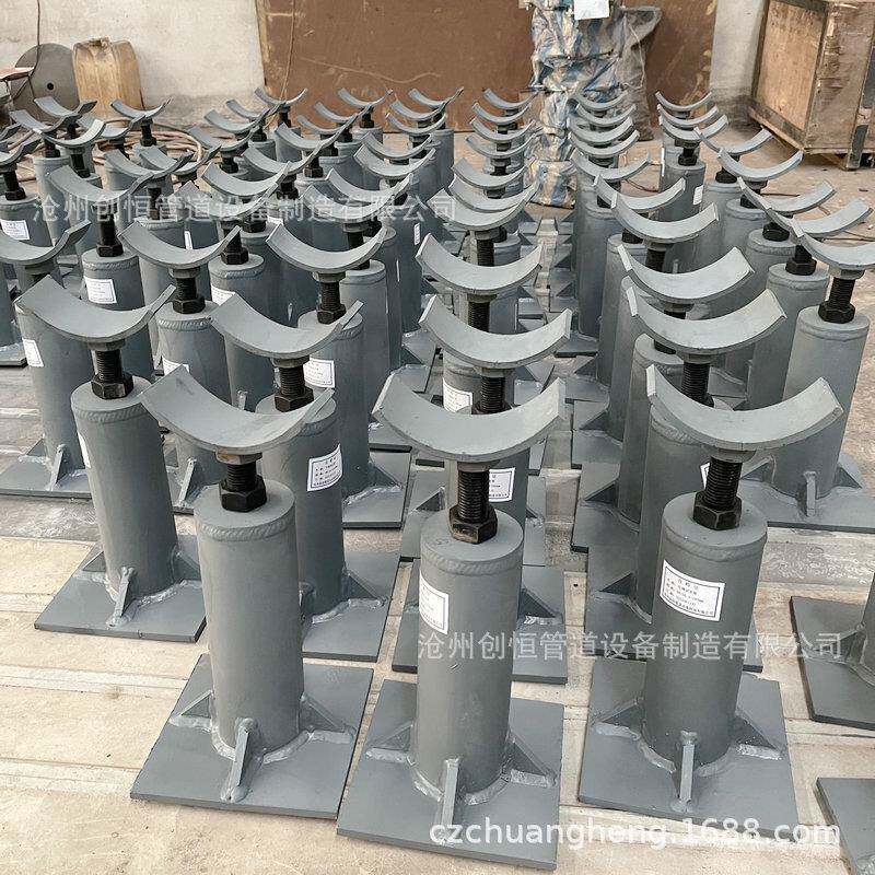 可调节管托阀门支架 弧形板支撑阀门管道可调节支座 可调管道管托