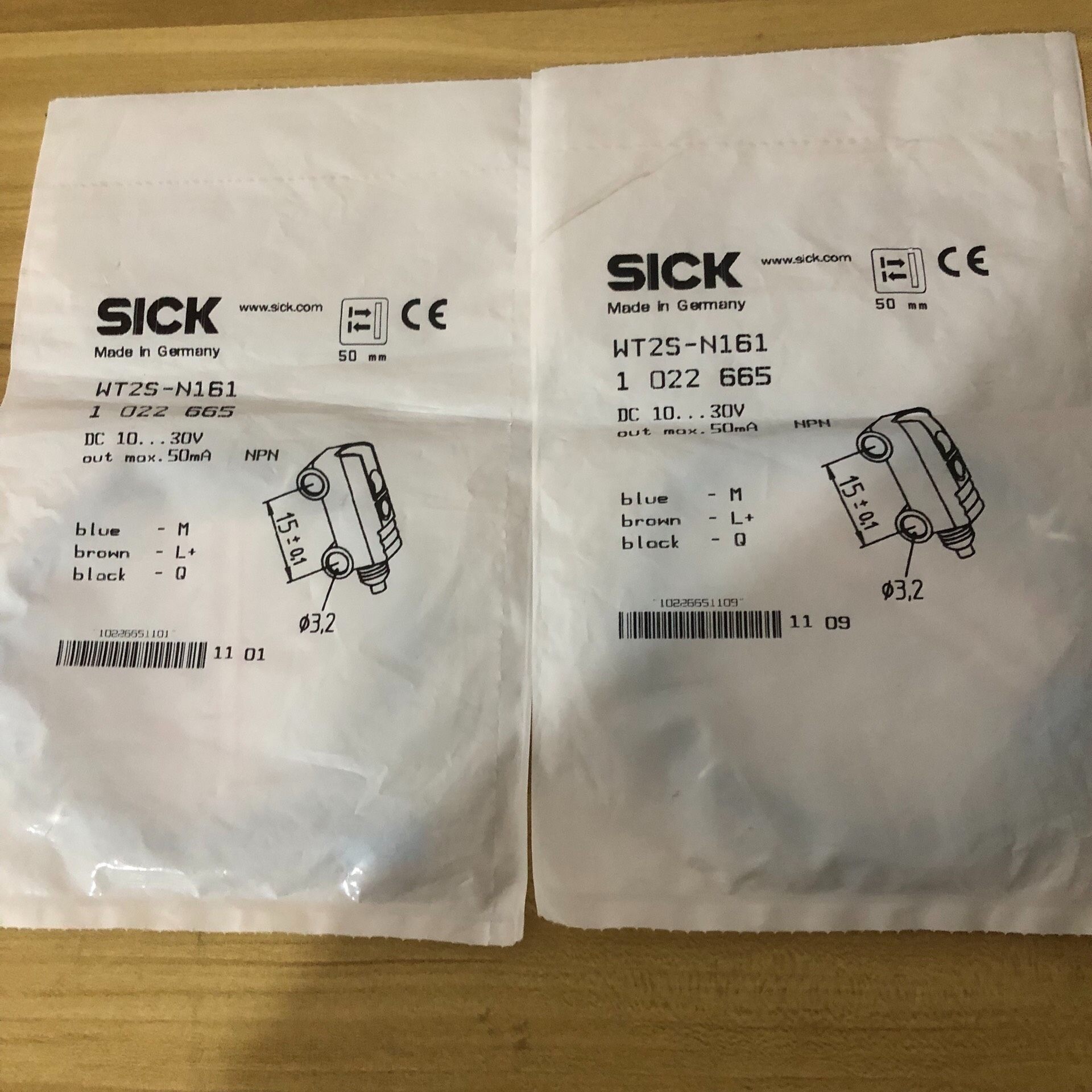 西克SICK型号:WT2S-N161   全新未拆，实物拍摄