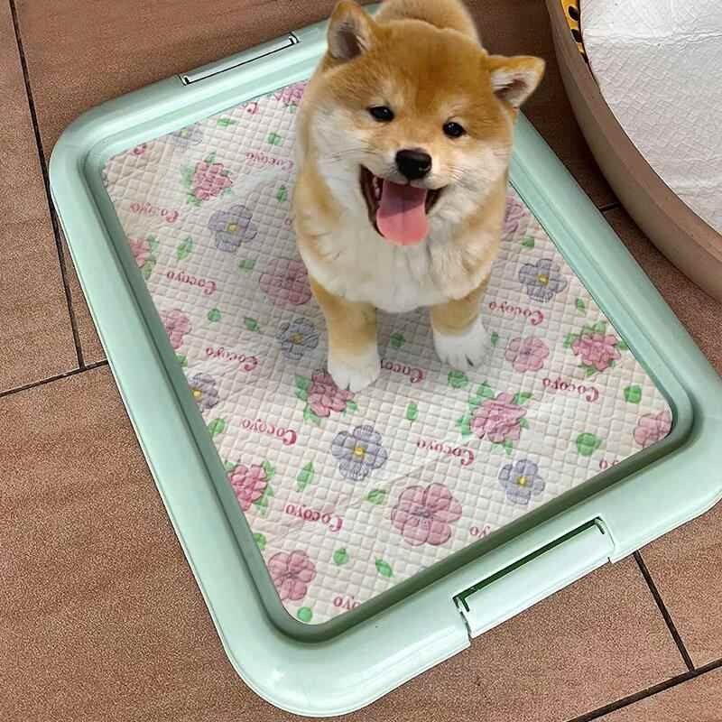 狗厕所小型犬小狗不湿脚防踩屎狗狗厕所大中型犬平板厕所盆便盆