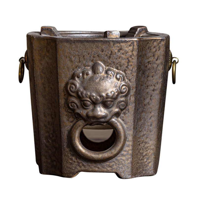 茶炉单便携户外壶陶炭火煮茶复古煮茶炉底座围炉野营粗小型碳烤烤