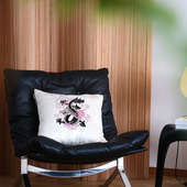 莫语 可拆卸抱枕套龙形刺绣靠枕沙发靠背靠垫 原创设计龙年抱枕