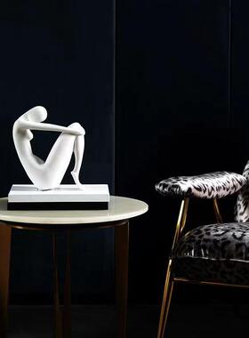 简约轻奢风人物造型雕塑摆设品家居软装饰品客厅电视柜创意摆件