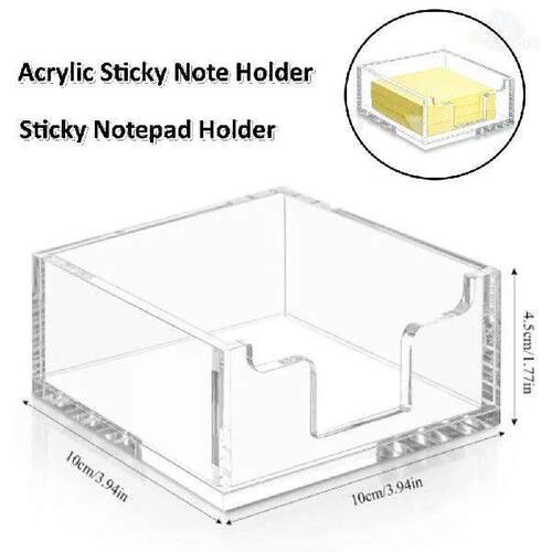 Acrylic Sticky Note Holder Clear Acrylic Notepad Holder
