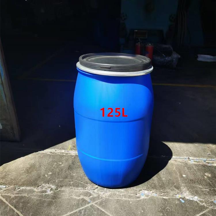 125升抱箍塑料桶 加厚耐腐蚀100公斤 120L法兰桶 密封效果好