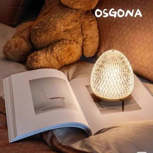 奥斯哥纳轻奢卧室床头台灯简约现代客厅高级感水晶钻感摆件气氛灯