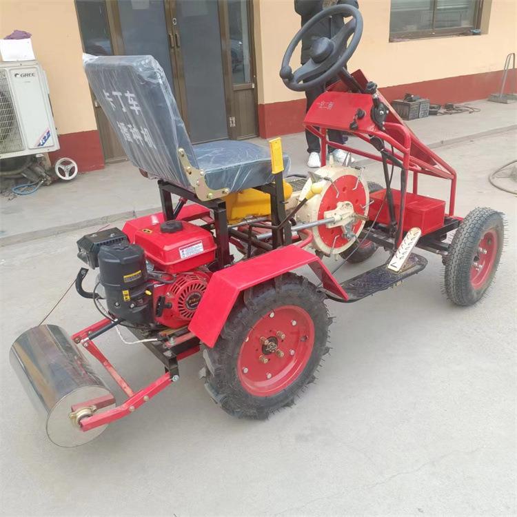新款卡丁1播种机播施肥种镇压一次完成7000020232汽油机种电启动