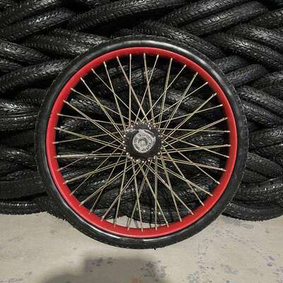 全套x2力轮胎车斗辐条劳动车板车充气轮家用手推车26车21工地