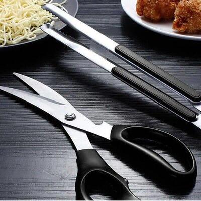 Stainless Steel Barbecue Scissors Heat Resistant Anti-slip