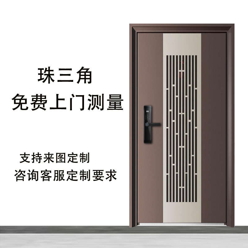 不锈钢门韩式门入户门防盗门门中门通风子母进户门安全门别墅大门