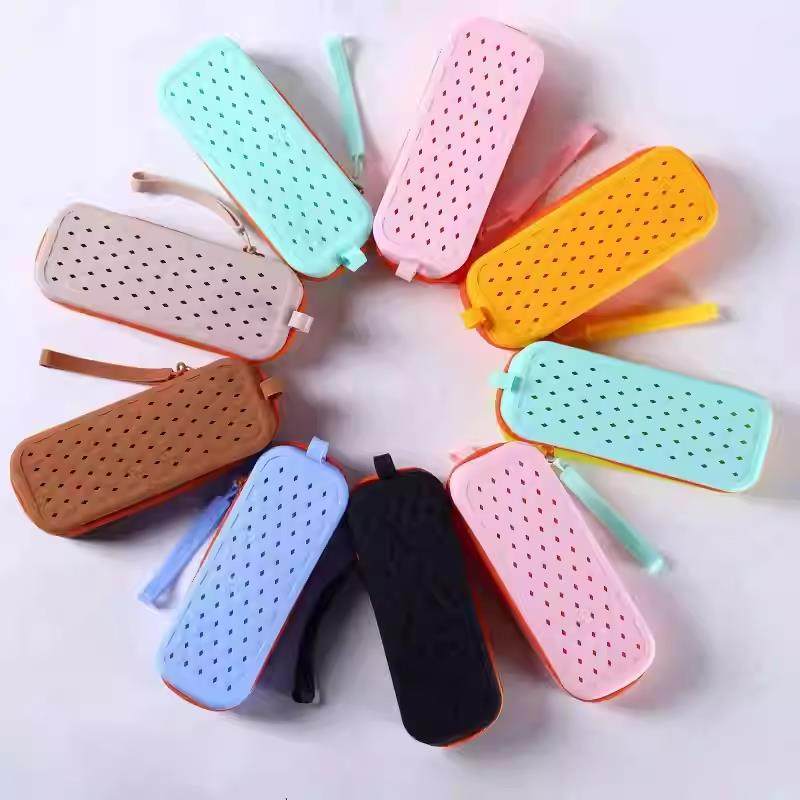 便携防摔透气耐磨游泳装备保护收纳盒硅胶泳镜盒子专业大框泳镜镜