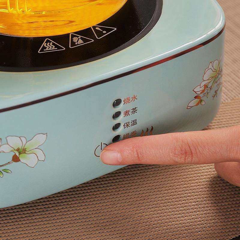 围炉煮茶电陶炉触摸瓷煮茶壶器玻j701璃陶瓷陶铁壶壶通用烧水煮茶
