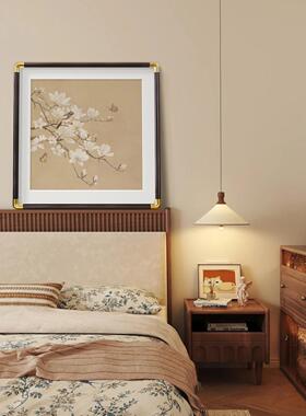 新中式夫妻主卧床头画宋代美学挂画花鸟中国风客厅卧室墙面装饰画