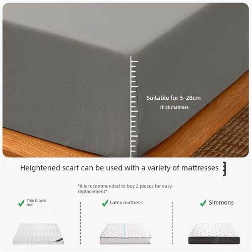 mattress cover bed sheet fitted single bedsheet elastic band