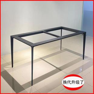 BK9K意式 岩板餐桌脚实心铝合金脚办公桌脚简约大理石桌腿底座