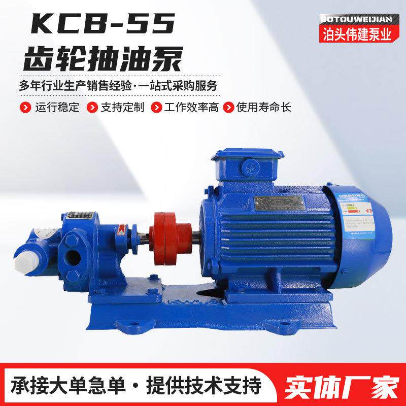 铸铁KCB18.3L/min齿轮抽油泵耐磨电动机油输送泵