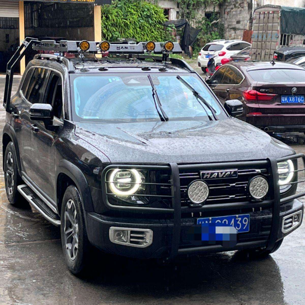 哈弗大狗前后护杠防撞杠一字杠金属杠大狗前杠后杠厂家直销加厚款