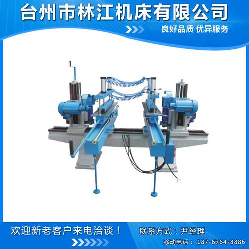 双面双头圆管铣床重型双头立铣铣床易操作双头台式铣床量大价优