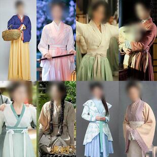 唐朝影视剧古装明朝女士汉服丫鬟服宫女仆人佣人侍女飘逸演出衣服