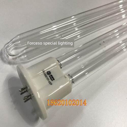 雪消毒车Uv灯u形单端四针Zw100D15Y-U524杀菌253.7Nm