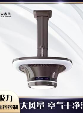 高端外排式吸SJF-1000机烟灯直排空专用吊灯风抽烟将机房馆桌室气