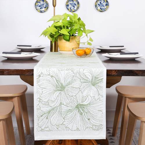 正品瑞典keund 朱瑾桌旗北欧风长条桌布El台布美式餐桌几电视柜盖