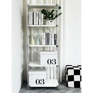 [41深度]日式落地式储物架厨房烤箱储物柜客厅白色DIY间隔柜