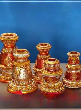 藏式手操式家庭佛寺车削金轮座藏式车削简化亚克力车削法车削座