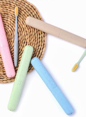 Travel Portable Toothbrush Case in Rainbow Candy Colors, Tra