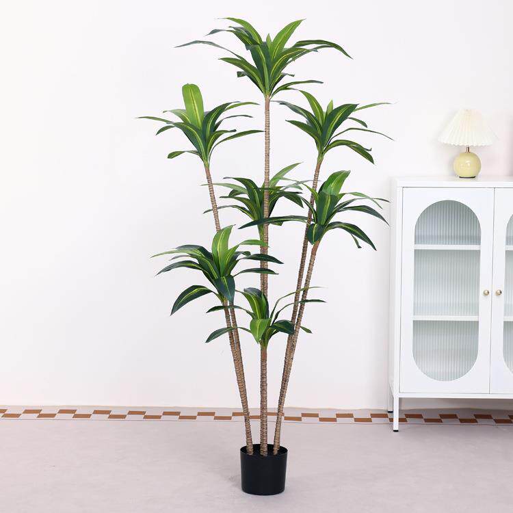 新绿款仿真植西木巴假盆栽仿室内大型生绿植摆件客厅仿真植FZBXM