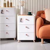 收纳柜子 塑料抽屉式 床头柜客厅卧室储物柜家用新款 加厚多层免安装