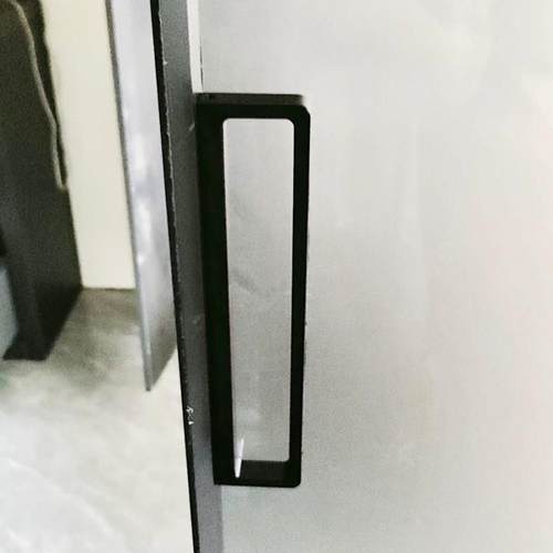 玻璃推拉门门把手拉手门窗阳台极窄简约现代厨房回形拉手推拉门