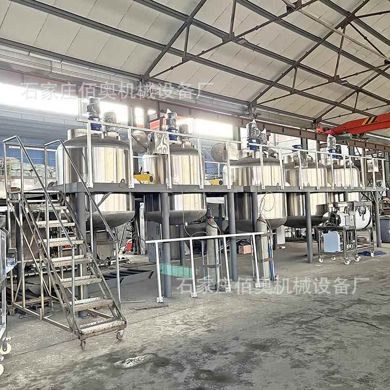 洗衣洗洁精成乳套生产设备洗发水日化洗涤加热钢化罐不液锈反ST10