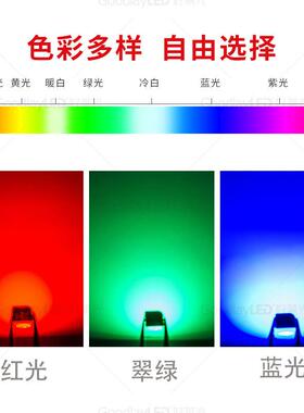 厂家直供LED3528反贴七彩慢闪快闪rgb灯珠6028七彩LED贴片灯珠