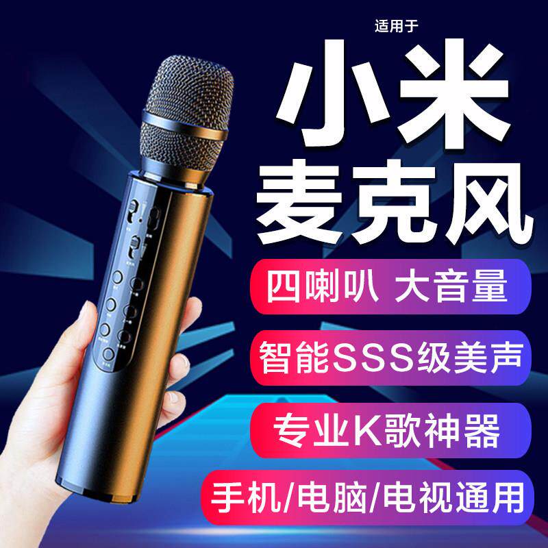 无线 线蓝牙话筒音响一体麦克风手机专用K歌全民唱歌电视家用卡拉