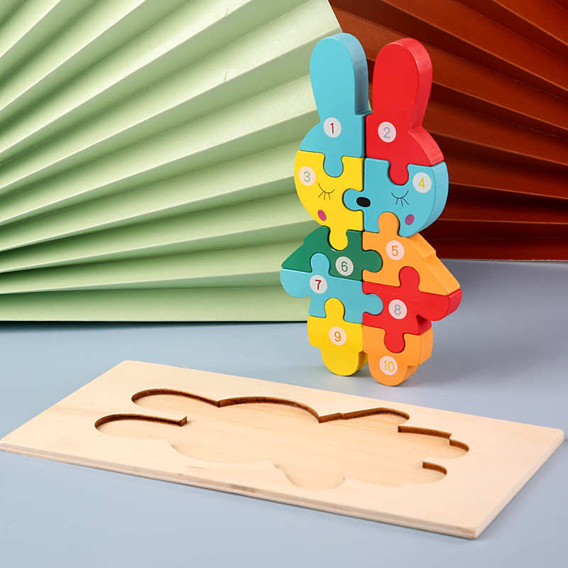 Montessori Wooden Toddler Puzzles for Kids Montessori Toys f