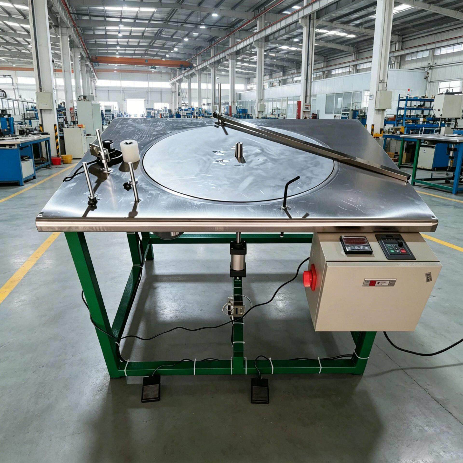 重型加强型盘带机 70cm 金属台面织带打饼打卷包装机械优