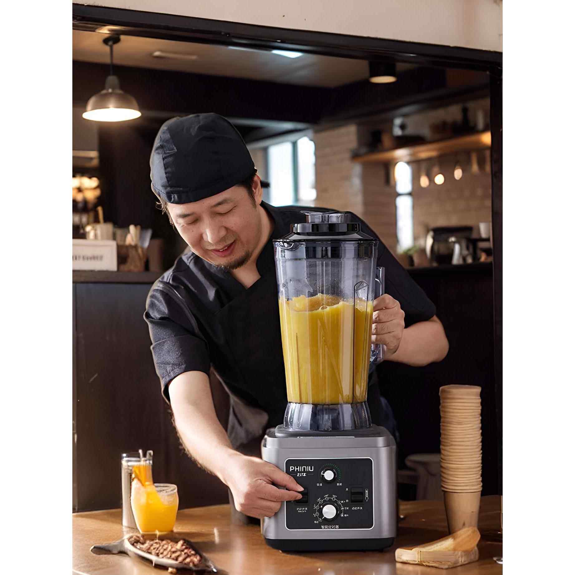 商用早餐店现磨豆浆机、全自动破壁机、大容量无过滤蒸煮机、大功