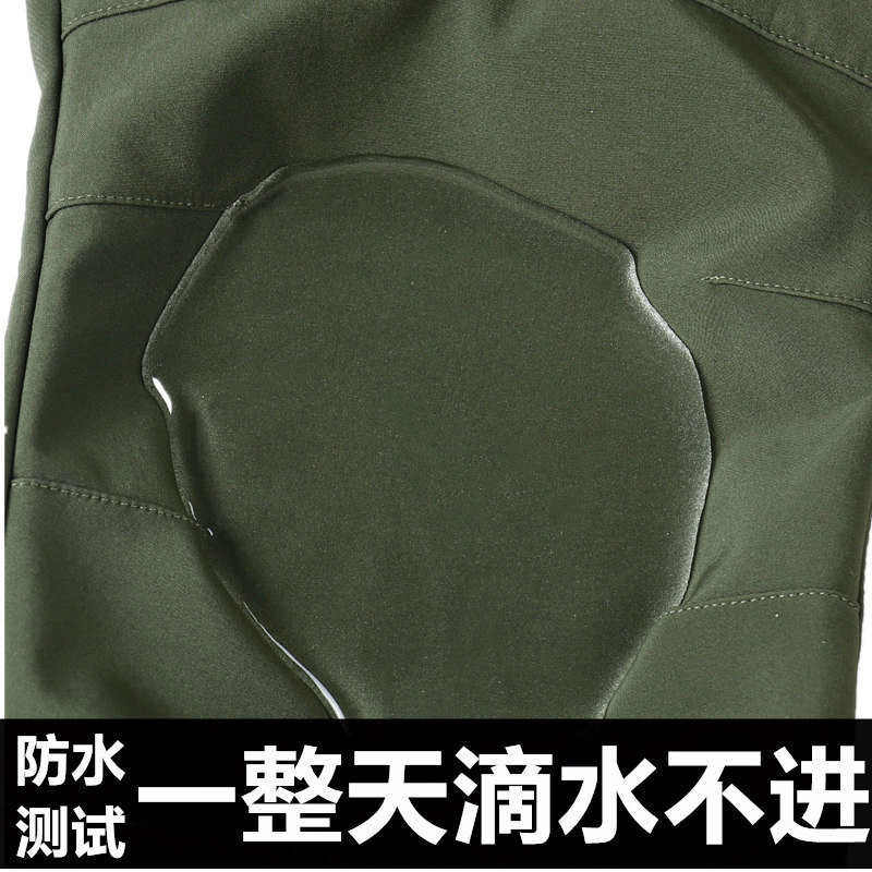 批发现货软壳男女款冲锋裤防风防水登山裤加厚保暖抓绒裤公版现货