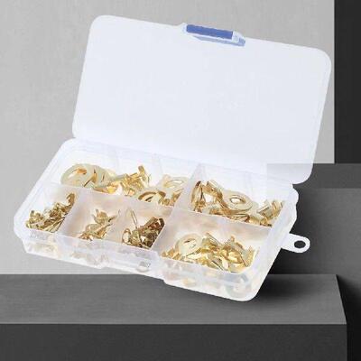 150PCS Ring Lugs Eyes Crimp Terminals Copper