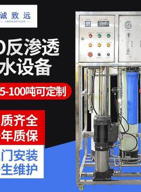 单级1吨纯净水纯水净水处理设备矿泉水设备加工设备生产过滤设备