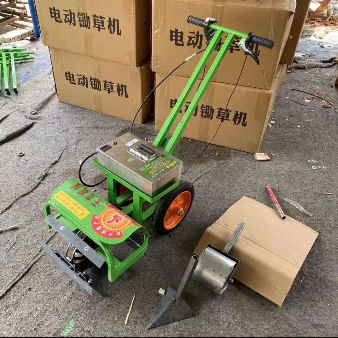 小乐电动除草机旋耕四驱锄草小型开沟汽油农用果园切草机家用一体