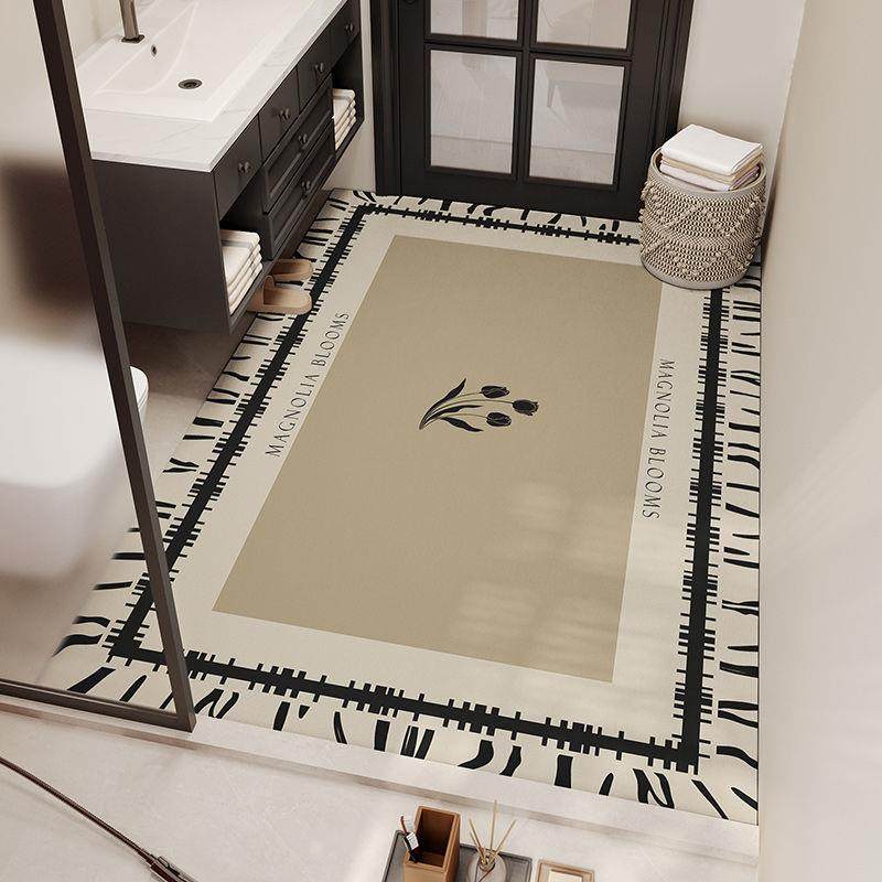 浴室全铺地垫卫生间防滑易清洗脚垫硅藻泥吸水垫洗手间大尺寸地毯