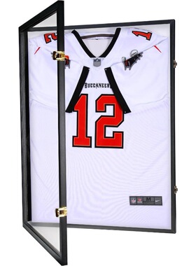 长方形展示相框JerseyDisplayCase手工装裱球衣欧式风挂墙