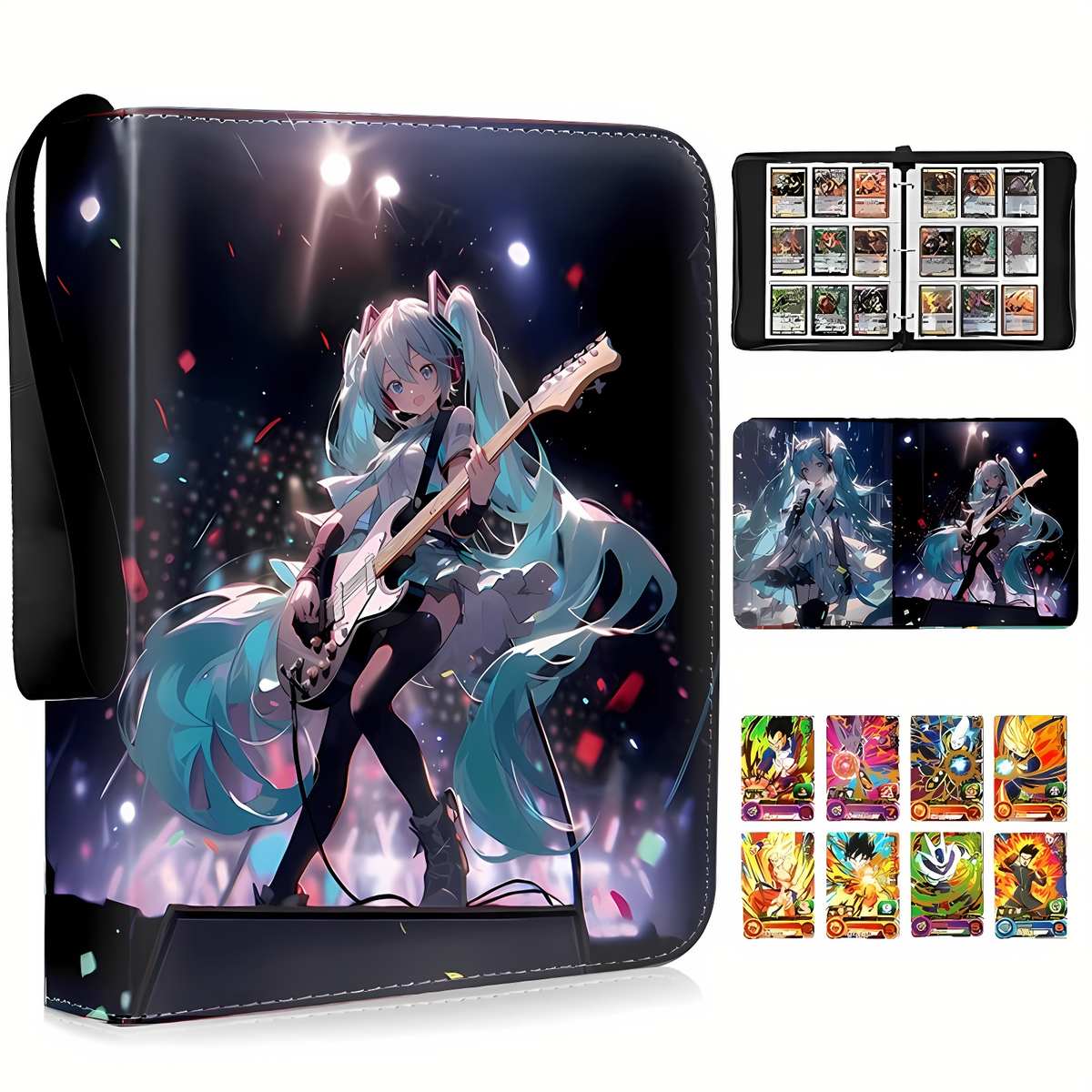 初音未来卡册九宫格活页收藏册动漫3寸卡片收集册二次元周边卡套