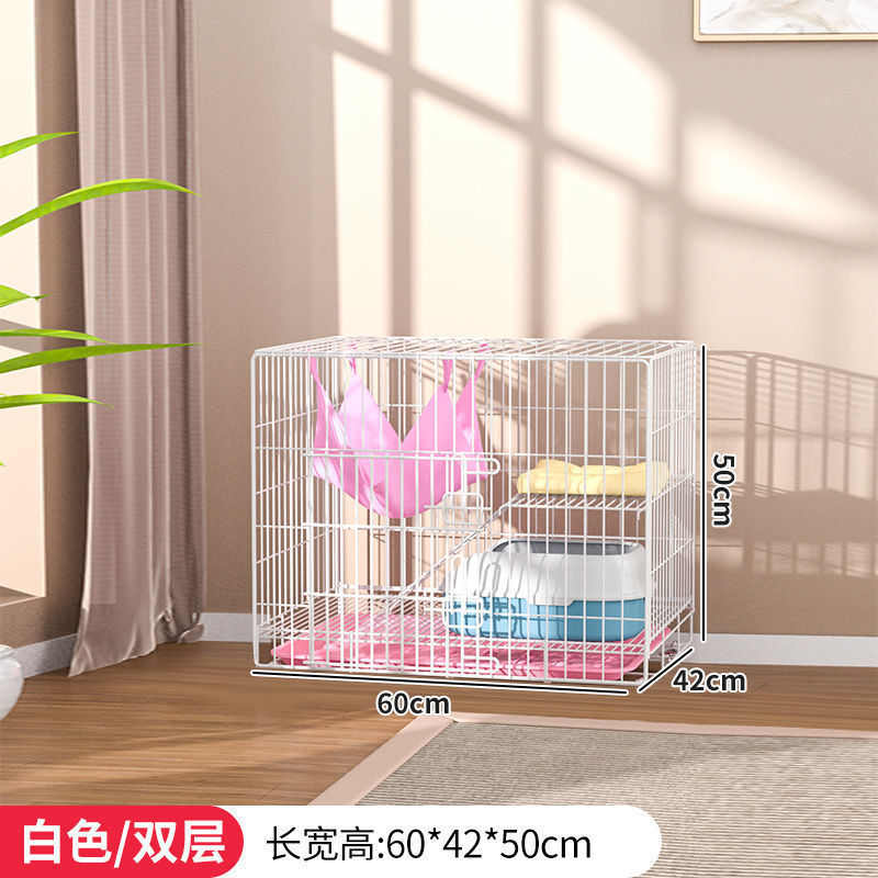 家用别墅猫四层空间猫咪双层室内可折叠宠物大笼子猫笼三层包窝邮