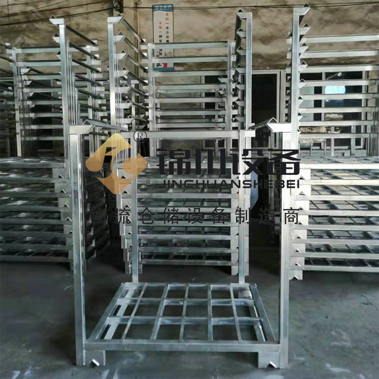 仓库堆垛架折叠巧固架重型可拆移动架冷库插管式布料架物流堆叠架