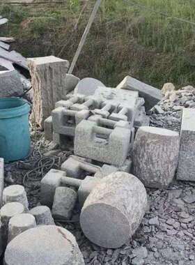 斤武术压锅健身器材石块家用石锁老式卤肉花岗岩原练功夫煮