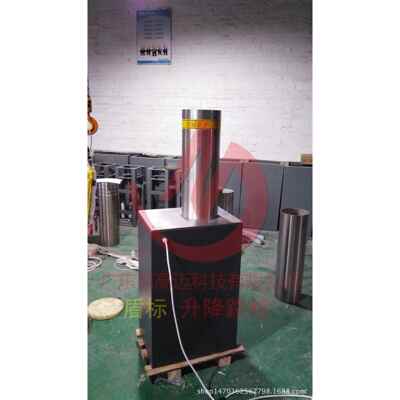 别墅住宅区防冲撞升降地桩219直径自动升降地桩拦车控制设备