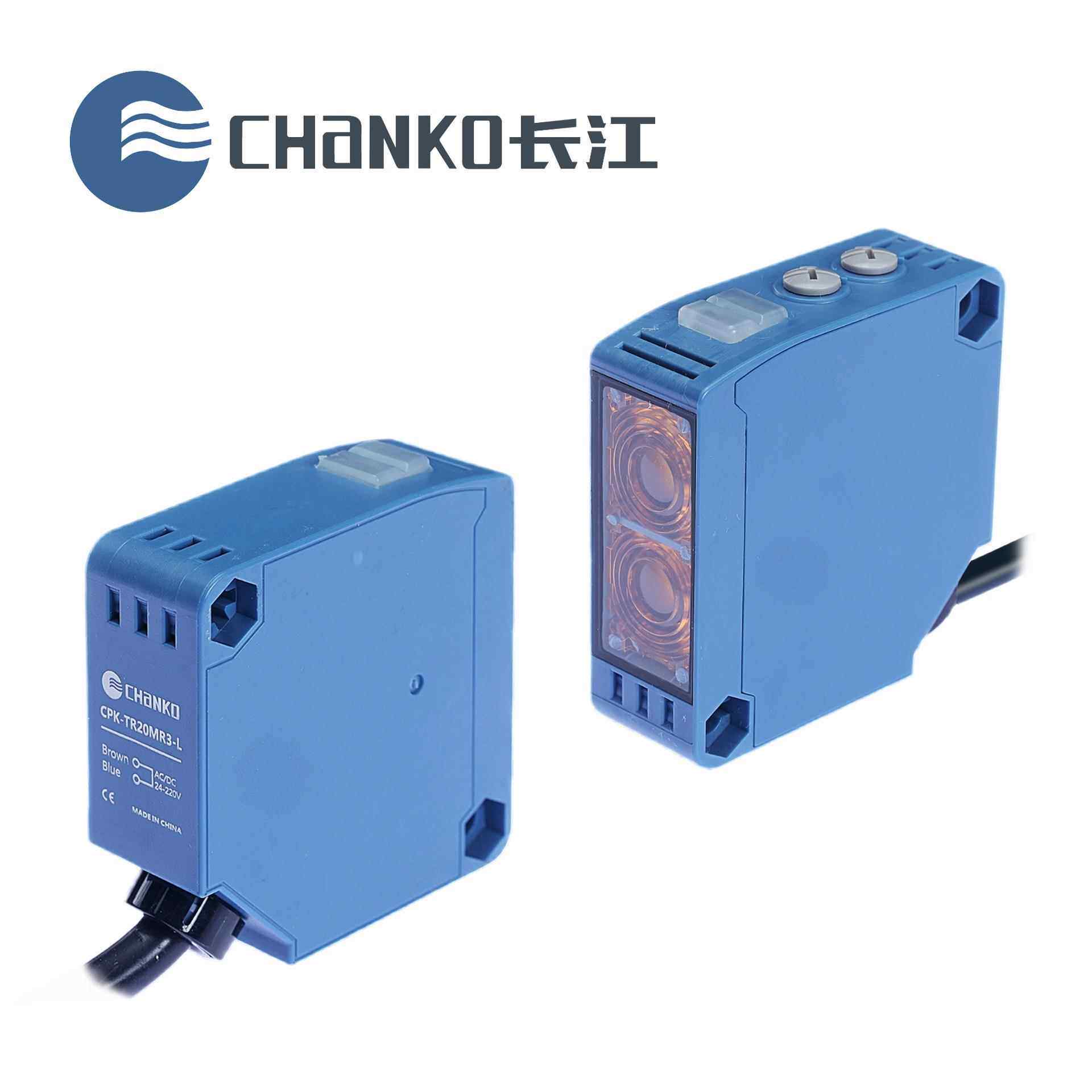 CHANKO/长江 CPK-TR40MR3红色光对射型光电式传感器 检测距离40米